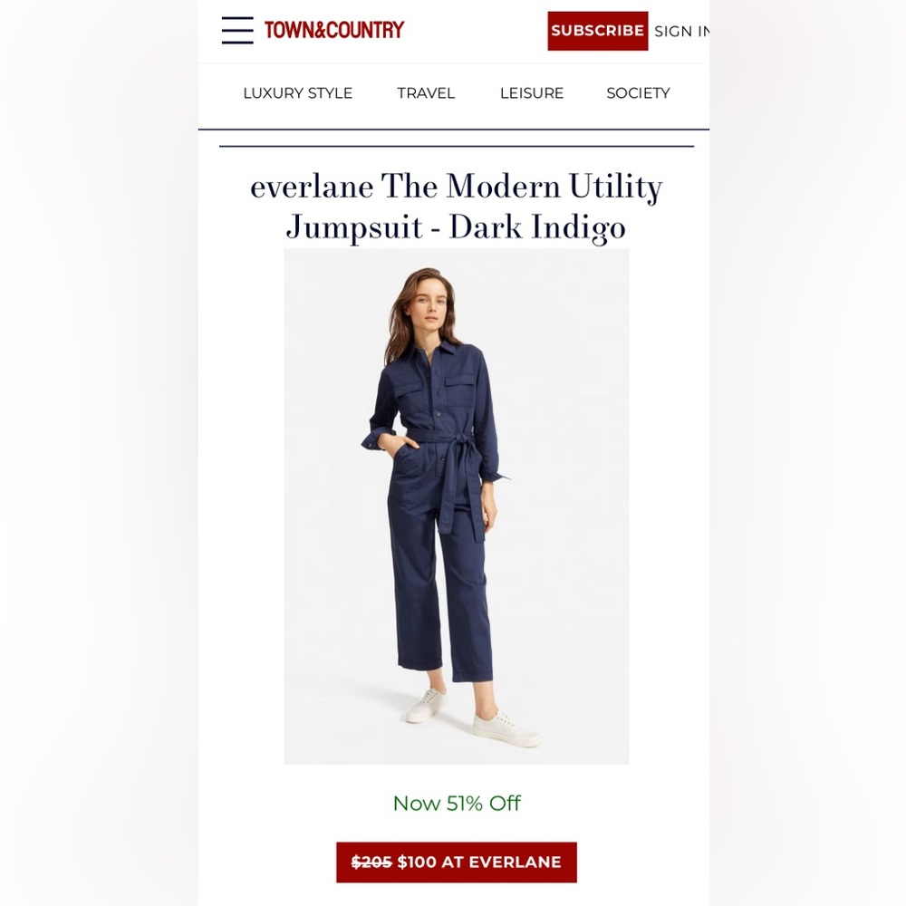Everlane modern utility jumpsuit - Picture 10 of 10